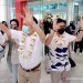 Pasangan Bakal Calon Gubernur dan Wakil Gubernur Kalimantan Tengah, Ben Brahim-Ujang Iskandar tiba di Bandara Tjilik Riwut, Palangka Raya, Jumat, (4/9/2020).​​​​​​ (ANTARA/Muhammad Arif Hidayat)