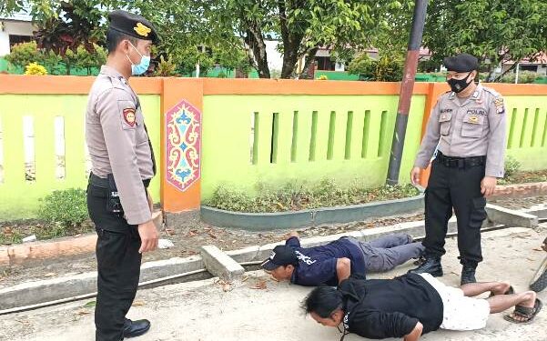 Polsek Tewah Rutin Lakukan Operasi Yustisi Covid-19