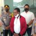 Edo Kondologit saat bertemu dengan Tim Polda Papua Barat di Polres Sorong Kota (ANTARA/ Ernes Kakisina)