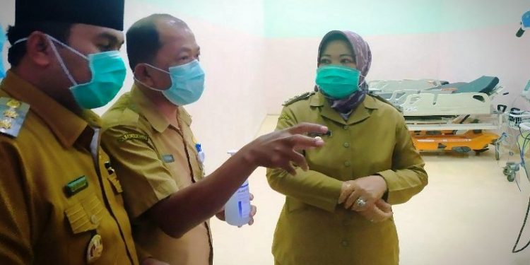 Bupati Kotawaringin Barat Nurhidayah (kanan). ANTARA/Hendri Gunawan