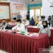 Empat bakal pasangan calon peserta Pilkada Kotim menghadiri rapat koordinasi pra pelaksanaan pemeriksaan kesehatan bakal pasangan calon di aula KPU setempat, Senin (7/9/2020). ANTARA/Norjani