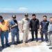 Wakil Ketua Komisi III DPRD Kotawaringin Timur, Suprianto (tengah) bersama rombongan Komisi III saat pengawasan proyek pembenahan objek wisata Pantai Ujung Pandaran, belum lama ini. (ANT/IST)