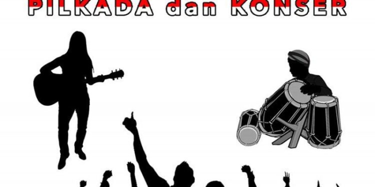 Ilustrasi - Konser musik dan Pilkada 2020. (ANT)