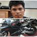 Tersangka Aris membawa paksa sepeda motor CBR 250 CC milik Honda Muara Teweh dan barang bukti sepeda motor berada di mapolres Barito Utara di Muara Teweh, Selasa (1/9/2020).ANTARA/HO-Satreskrim Polres Barito Utara