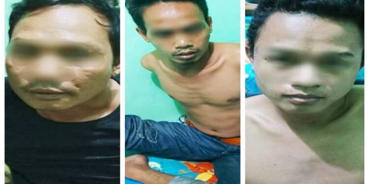 Tiga tersangka pencuri uang sebesar Rp80 juta milik warga Muara Teweh Kabupaten Barut, Kalimantan Tengah berhasil dibekuk jajaran Satreskrim Polres setempat di Kabupaten Sintang Kalbar, Rabu (23/9/2020). (ANT/IST)