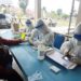 Suasana rapid test COVID-19, di kantor Bawaslu Kabupaten Gumas, Senin (14/9/2020).
