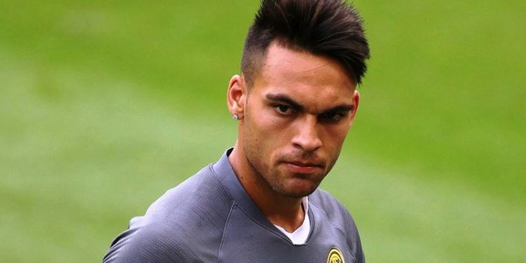 Soccer Football - Europa League - Inter Milan Training - RheinEnergieStadion, Cologne, Germany - August 20, 2020 Inter Milan's Lautaro Martinez during training Friedemann Vogel/Pool via REUTERS (REUTERS/POOL)