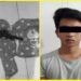 Pelaku terduga persetubuhan anak di bawah umur dan barang bukti saat diamankan di Polres Barut, Kabupaten Barito Utara. (ANT/IST)