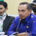 Kepala Dinas Pendidikan Seruyan Masrohim (batik biru) di Kuala Pembuang, baru-baru ini. (ANT/Dokumentasi Pribadi)