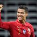 Pesepak bola Portugal Cristiano Ronaldo melakukan selebrasi setelah berhasil mencetak gol ke gawang Swedia dalam laga Group 3 UEFA Nations League, di Friends Arena, Stockholm, Swedia, Selasa (8/9/2020). Portugal berhasil mengalahkan Swedia 2-0 dan kedua gol ini diciptakan oleh Ronaldo. (ANT/IST)