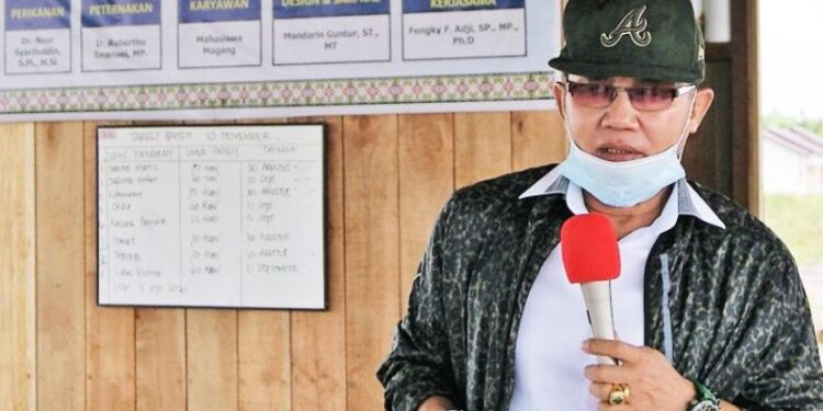 Rektor Universitas Palangka Raya (UPR), Dr Andrie Elia (ANT/Dok Pribadi)