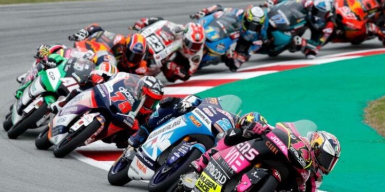 Kejuaraan balap motor MotoGP Catalunya di Sirkuit de Barcelona-Catalunya, Barcelona, Spanyol, Minggu (27/9/2020). (ANT/IST)