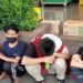 Sekelompok remaja diamankan jajaran Polres Metro Jakarta Selatan dalam patroli mencegah pergerakan massa aksi penolakan UU CIpta Kerja ke Istana Merdeka, Selasa (13/10/2020). (ANTARA/Laily Rahmawaty)