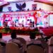 Suasana debat publik calon Bupati dan Wakil Bupati Kotawaringin Timur di Gedung Serbaguna Sampit, Senin (23/11/2020) malam. ANTARA/HO-KPU Kotim