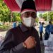 Ketua DPRD Kota Palangka Raya Sigit K Yunianto saat menghadiri apel kebangasaan dan deklarasi pilkada damai di halaman kantor wali kota setempat, Selasa (1/12/2020). (ANT)