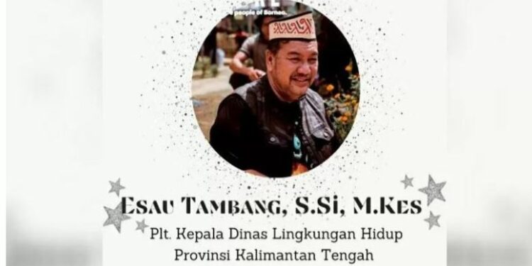 Ucapan belasungkawa atas kepergian Plt Kepala DLH Kalteng Esau. (ANT/Dok Pribadi)