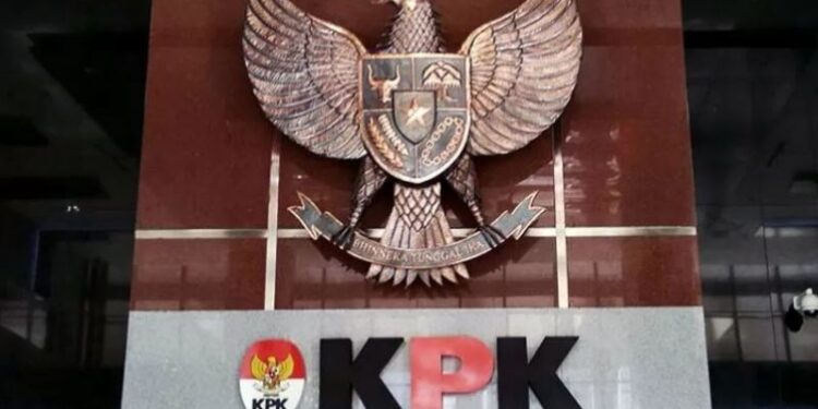 Patung Garuda Pancasila di gedung KPK. (ANT)