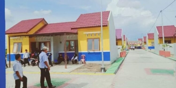 Inilah perumahan New Site Depelompent (NSD) sebagai rumah sakit darurat lapangan sebagai rumah karantina bagi pasien COVID-19 di Kabupaten Kapuas. (ANT)