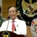 Tangkapan layar - Menko Polhukam Mahfud MD saat memberikan keterangan pers di Kantor Kemenko Polhukam, Jakarta, Rabu (30/12/2020). (ANT)