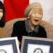 Kane Tanaka dinobatkan sebagai orang tertua di dunia oleh Guinness World Records di Fukuoka, Jepang, 9 Maret 2019. (ANT/Kyodo/Reuters/tm)