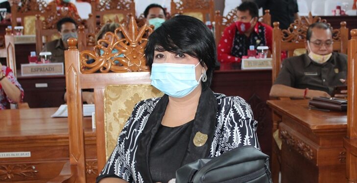 Anggota DPRD Kabupaten Gumas, Iceu Purnamasari. (Foto : Sekretariat DPRD Kabupaten Gumas)