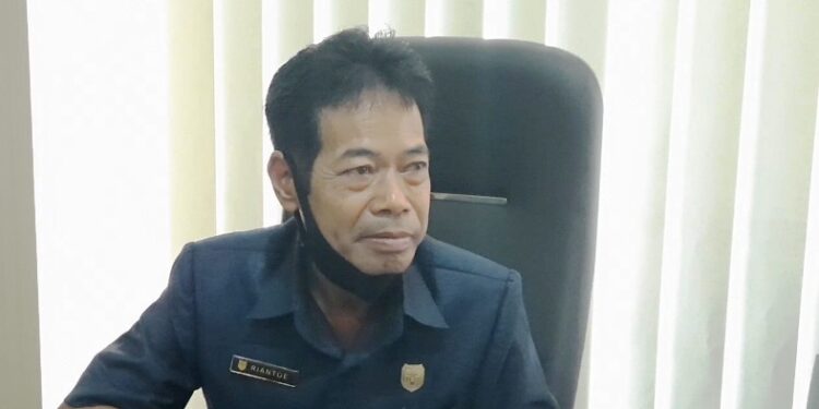Sekretaris Komisi III DPRD Kabupaten Gunung Mas, Kalimantan Tengah, Riantoe. (ANT)