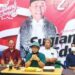 Foto Arsip - Kuasa Hukum pasangan calon Gubernur dan Wakil Gubernur Kalteng nomor urut 02 Rahmadi G Lentam (tengah) bersama rekan satu timnya menggelar jumpa pers terkait gugatan dari paslon nomor urut 01 yang dilaksanakan di Palangka Raya, Selasa (22/12/2020). (ANT/IST)