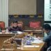 Anggota Komisi IV DPRD Kotawaringin Timur, Muhammad Kurniawan Anwar (tengah) saat rapat dengar pendapat, Rabu (3/2/2021). ANT