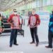 Ketua DPRD Kotim, Rinie bersama Sekretaris Komisi II Juliansyah, Wakil Ketua Komisi II Syahbana dan Pelaksana Tugas Kepala Disdagperin Kotim Zulhaidir saat kaji banding ke Kabupaten Banjar Provinsi Kalimantan Selatan, belum lama ini. (ANT/IST)