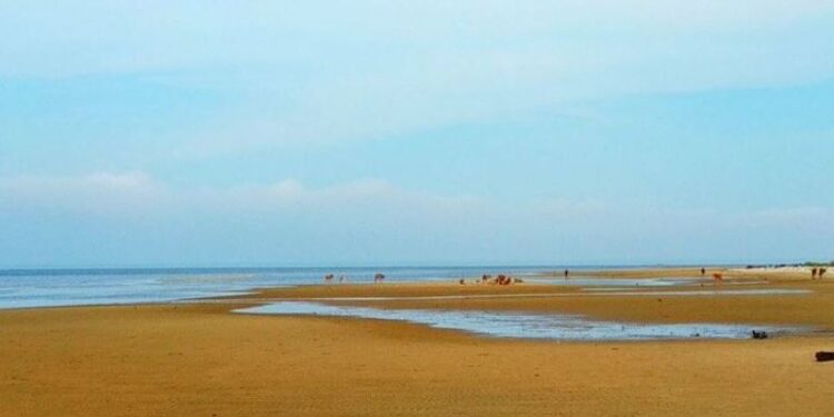 Pemandangan indah Pantai Satiruk yang dinilai sangat berpotensi dikembangkan menjadi objek wisata andalan baru Kabupaten Kotawaringin Timur. ANT