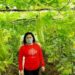 Ketua DPRD Kotawaringin Timur Rinie saat berkunjung ke kebun warga di Sampit, belum lama ini. (ANT/IST)