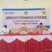Bupati Gumas Jaya S Monong (tengah) dan lainnya saat sosialisasi terkait jaringan listrik PLN, di Kecamatan Miri Manasa, Selasa (8/6/2021). (Foto : Protokol dan Perjalanan Setda Gumas)
