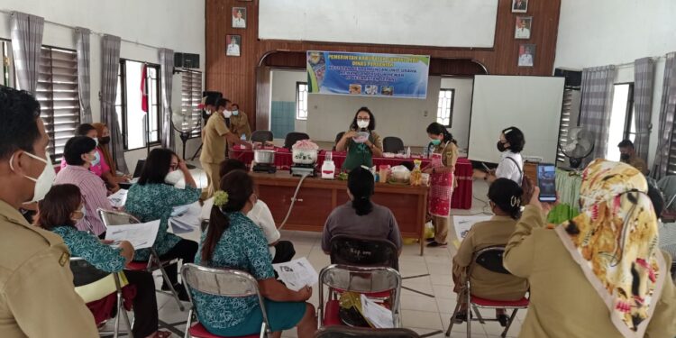 Suasana kegiatan pendampingan unit usaha hewan dan produk hewan di Kelurahan Sepang Simin, Kecamatan Sepang, Selasa (15/6/2021). (ANT/IST