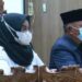 Wakil Bupati Irawati dan Wakil Ketua DPRD Rudianur saat rapat paripurna penyampaian laporan hasil rapat kerja gabungan DPRD tentang pertanggungjawaban pelaksanaan APBD Kabupaten Kotawaringin Timur tahun anggaran 2020, Rabu (14/7/2021). ANT/IST