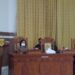 Bupati Gumas Jaya S Monong menyampaikan pidato dua raperda dan rancangan KUA-PPAS , saat rapat paripurna di Kuala Kurun, Rabu (21/07/2021). (IST)