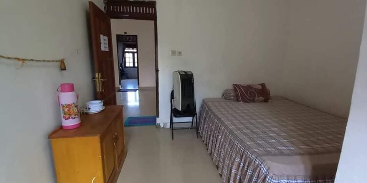 Ruang Isolasi Terpusat Covid-19 Kecamatan Manuhing, yang terletak di Kelurahan Tumbang Talaken. (Foto : Dokumentasi pribadi)