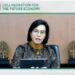 Menteri Keuangan (Menkeu) Sri Mulyani . (ANT/Agatha Olivia)