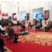 Presiden Joko Widodo saat melakukan pertemuan dengan para ketua umum partai politik dan sekjen partai di Istana Negara Jakarta, Rabu (25/8/2021). ANT/HO-PDIP/am.