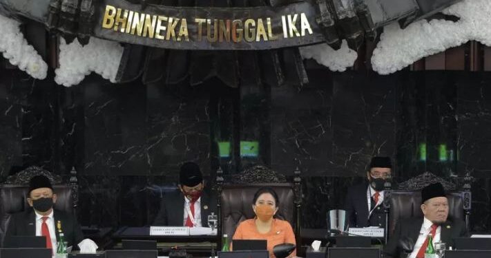 Ketua Dewan Perwakilan Rakyat Puan Maharani di Gedung DPR Jakarta. (HO DPR)