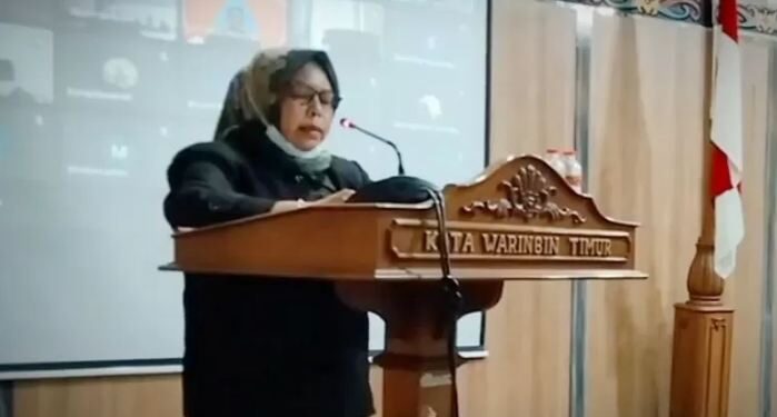 Juru bicara Fraksi PAN DPRD Kabupaten Kotawaringin Timur, Megawati. (ANT/IST)
