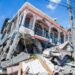 Pemandangan menunjukkan rumah-rumah hancur setelah gempa berkekuatan 7,2 SR di Les Cayes, Haiti, Sabtu (14/8/2021). (REUTERS/STRINGER/ANT)