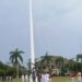 Insiden tali pengikat Bendera Merah Putih putus mewarnai upacara Hari Ulang Tahun Ke-76 Republik Indonesia, di Lapangan Upacara Pemerintah Provinsi Kepulauan Bangka Belitung, namun demikian Bendera Merah Putih tetap berkibar hingga upacara berlangsung. (ANT)