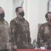 Ketua MPR Bambang Soesatyo (tengah) bersama Ketua DPD La Nyalla Mahmud Mattaliti (kiri) dan Ketua Mahkamah Agung (MA) Muhammad Syarifuddin (kanan) menghadiri peringatan Hari Konstitusi dan Ulang Tahun ke-76 MPR RI di Gedung Nusantara IV, Kompleks Parlemen, Senayan, Jakarta, Rabu (18/8/2021). (ANT/IST FOTO/Dhemas Reviyanto/foc.)