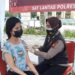 Githa Fiithtia mengikuti vaksinasi dosis pertama di Taman Kota Kuala Kurun, Kamis (12/8/2021). (MASAPNEWS/GCM)