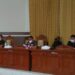 Suasana rapat paripurna ke-1 masa persidangan I tahun sidang 2021, di ruang sidang paripurna DPRD setempat, Rabu (18/8/ 2021). (Foto : Sekretariat DPRD Kabupaten Gumas)