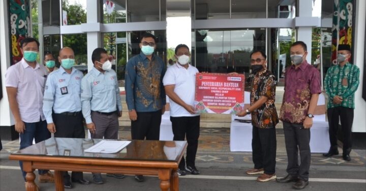 Kalteng Terima Hibah 18 Ribu Liter Oksigen Cair dari Sinar Mas Group