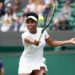 Petenis Amerika Serikat Venus William saat menghadapi Ons Jabeur di All England Lawn Tennis and Croquet Club, 30 Juni 2021. (Reuters/Peter van den Berg-USA TODAY Sports/ANT)