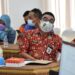Pimpinan OPD lingkup Pemkab Lamandau saat mengikuti rapat Progres Pelaporan Capaian Aksi Pencegahan Korupsi Tahun 2021, di Kantor Inspektorat setempat, Kamis (26/8/2021).