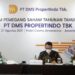 Jajaran direksi PT DMS Propertindo Tbk menggelar RUPST di Jakarta, Jumat (27/8/2021). (ANT/HO-DMS Propertindo/am)