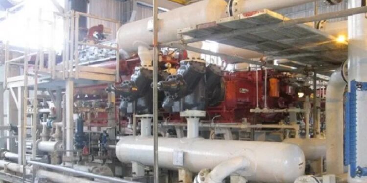 Proyek West Betara (WB) Non Associated Gas (NAS) Compression and Condensate Pumping System untuk mempertahankan produksi migas di Blok Jabung. (MASAPNEWS/HO-ComdevPCJL)